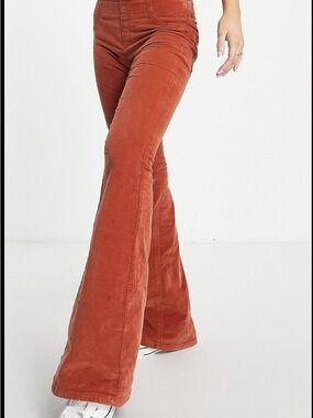 Free People We The Free Jayde Corduroy Flare Pants